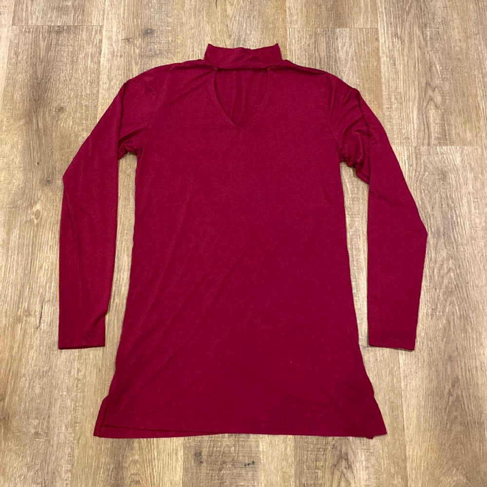 The Limited Chocker-Neck Tunic Top